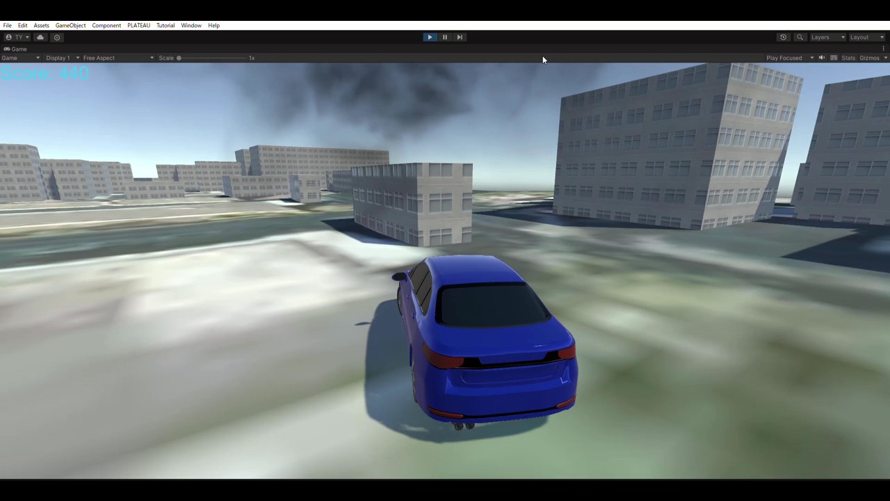 小学生とUnityで3D都市モデルを使ったゲームを作った